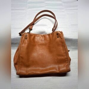 American Leather Tan Shoulder Bag